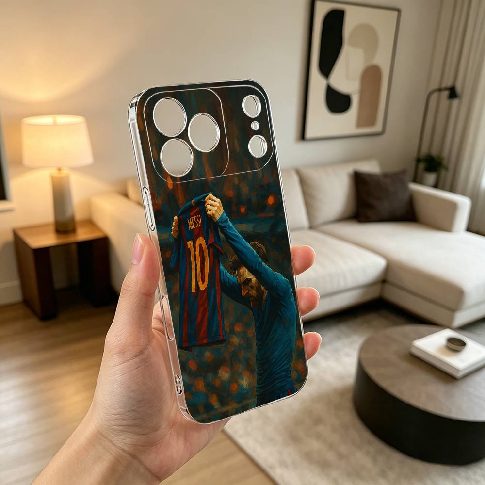 LIONEL Лео Месси-i F-Football Чехол для телефона для iPhone 17 16 15 14 13 12 11 Mini Pro Max Plus Прозрачная крышка