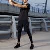 Li Ning Running Collection T Shirts Men's Black Crew Neck Moderate Straight Fit ATSQ065-1