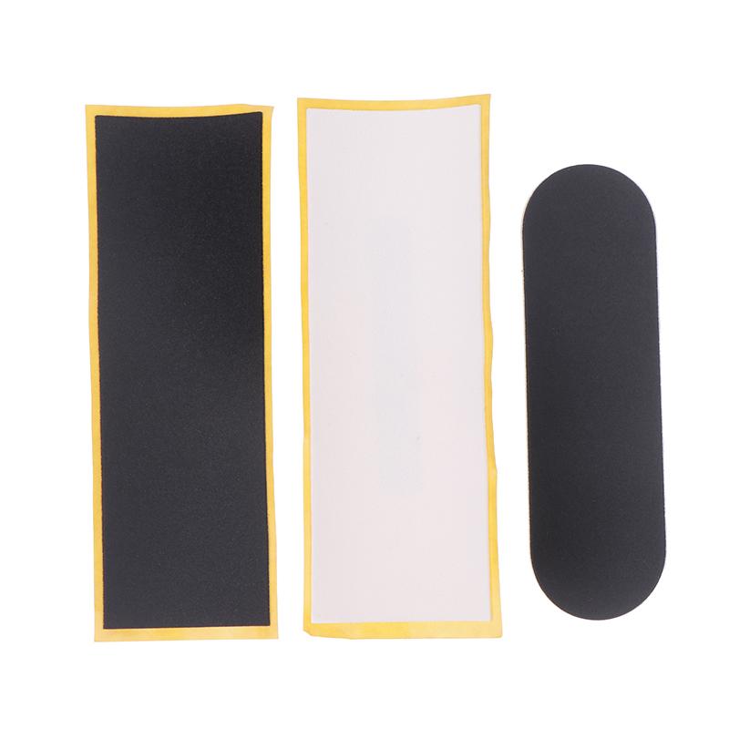 Fingerboard Foam Grip Tapes For Finger Skateboard Anti-Slip Wooden Fingerboard Deck Adhesive Tape Stickers Grip Tapes Black Mat