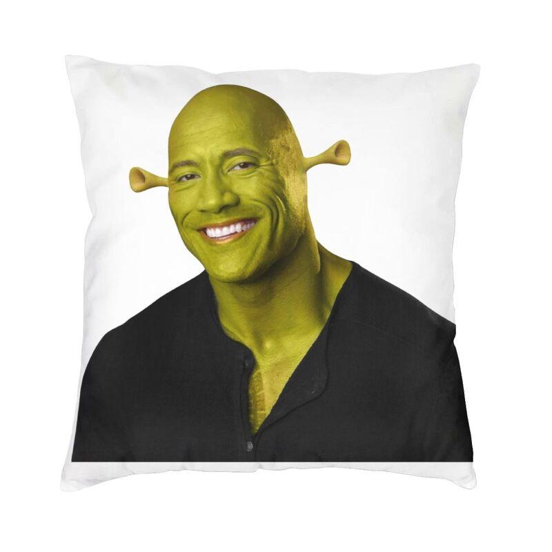 The Rock Face Dwayne Cushion Covers Sofa Decoration Famous Actor Johnson Square Throw Pillow Cover 45x45