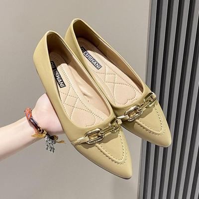 Женские туфли на низком каблуке из мягкой искусственной кожи, универсальные удобные туфли-лодочки с неглубоким носком, женские рабочие туфли на толстом каблуке, маленькие кожаные туфли