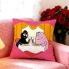 Classic Cartoon BBarbapapa Cushion Cover Premium Soft Pillowcase SkinFriendly Breathable MultiPurpose for Home Office Travel