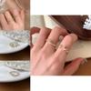 Unique High-end Copper Butterfly Ring For Women Stylish Adjustable Finger Accessory
