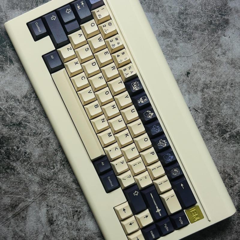 GMK BURN THE WITCH Five Sided Thermal Sublimation Customized Ergonomic Personalized Keyboard Keycaps with 7U and Split Spaces