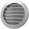 Grille De Ventilation Ronde 125 Mm - Fonte d'Aluminium - Résistante Aux Intempéries - Moustiquaire Anti-Insectes