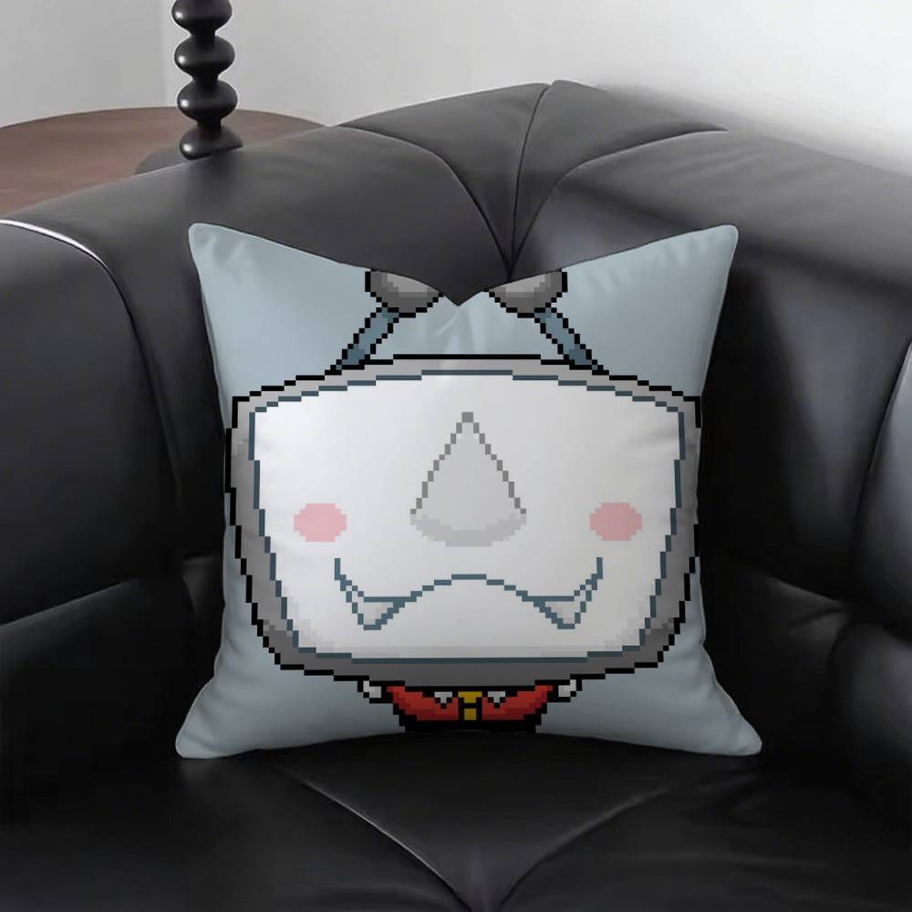 Мультяшная Игра Deltarune Tenna Мем Наволочка Модная Квадратная Наволочка Спальня Диван Гостиная Ins Декор Отдых