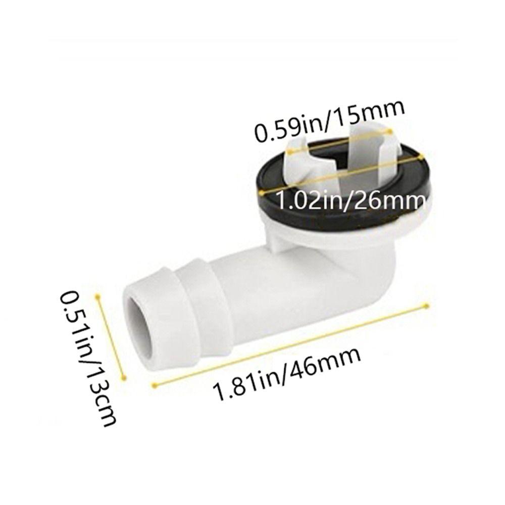 To Install Drain Hose Connector Drain Pipe Connector Elbow Fitting Air Conditioning Drainage Tool