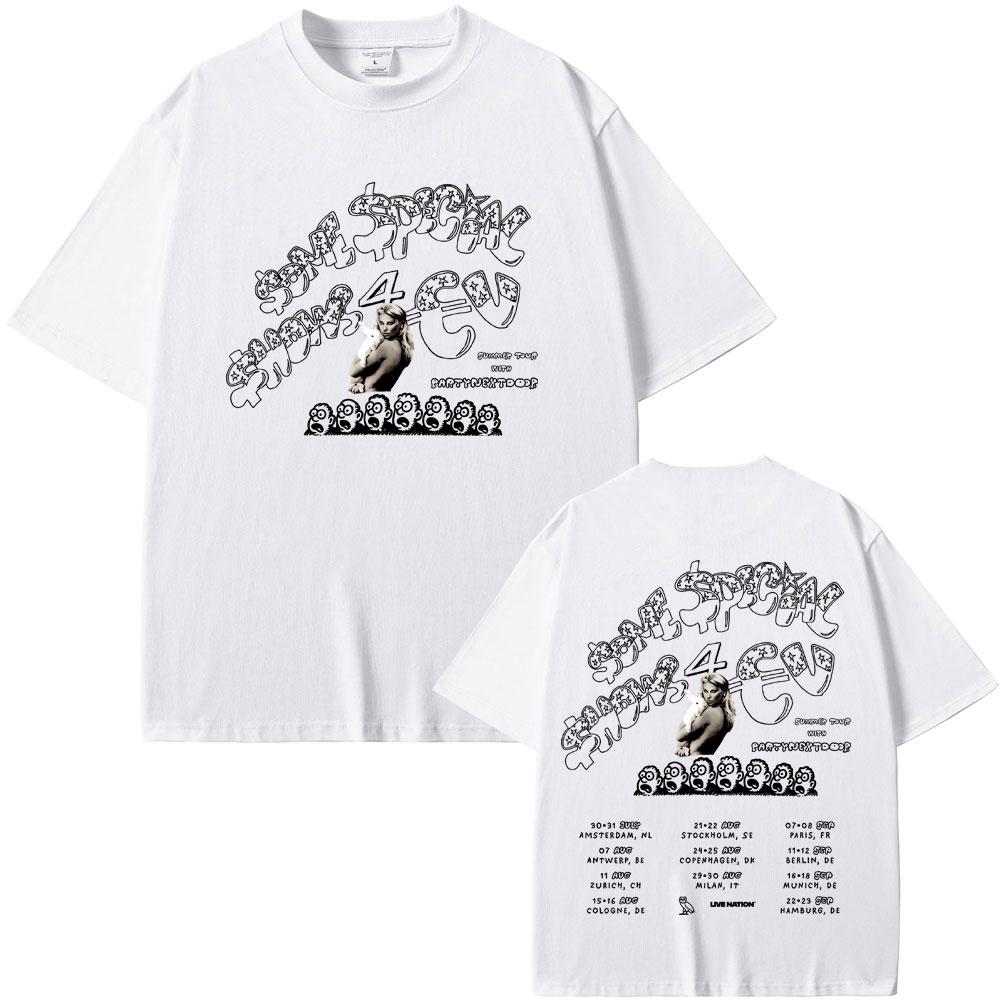 Rapper Drake Europe Tour with Partynextdoor Tshirt Some Sexy Songs 4 U Tshirt Unisex Hip Hop Pop Music T Shirt