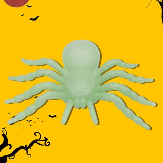 Имитация паука, реалистичная, недеформированная, флокирующийся паук на Хэллоуин, страшные сцены, украшения для дома с привидениями