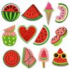 Cartoon Watermelon Embroidered Patch for Clothing & Bags - Heat Adhesive