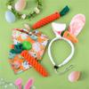 Easter Pet Party Decoration Set, Dog  Towel,  Headband Decoration Prop Set