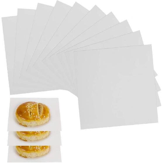 Parchment Paper Squares, 4x4 Inch, Set of 300, Small Hamburger Patty Paper/Nonstick Precut Square Baking Parchment for Separating Small Burger Patty,