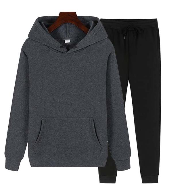 Женская однотонная толстовка с длинными рукавами, оптовая продажа, флисовая толстовка с логотипом, женская спортивная одежда из двух частей, толстовки с капюшоном