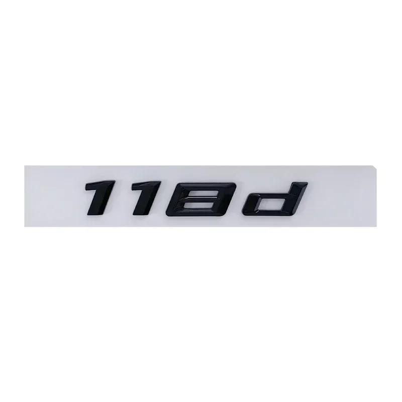 ABS 3D Car Rear Trunk Letter Badge Emblem Exterior for BMW 116d 118d 120d 125d 135d 218d 220d 240d Auto Modification Accessories yj2