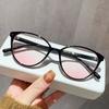 Очки Cat Eye с постепенным изменением цвета, румяна, мужские и женские, легкие уличные солнцезащитные очки от ветра