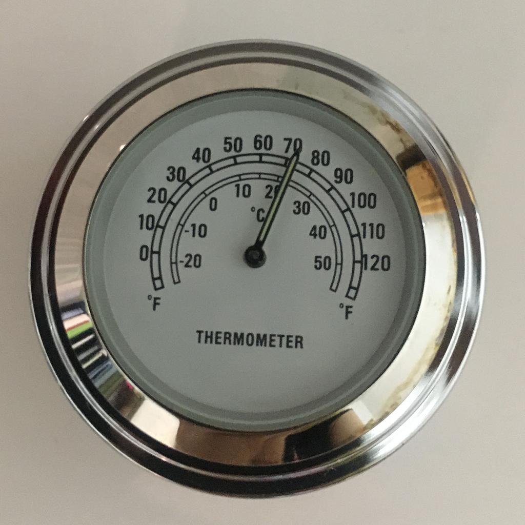 Водонепроницаемые часы или термометр для мотоцикла, термометр, подходит для руля 7/8" или 1", Harley, Honda, Yamaha, Suzuki, Kawasaki