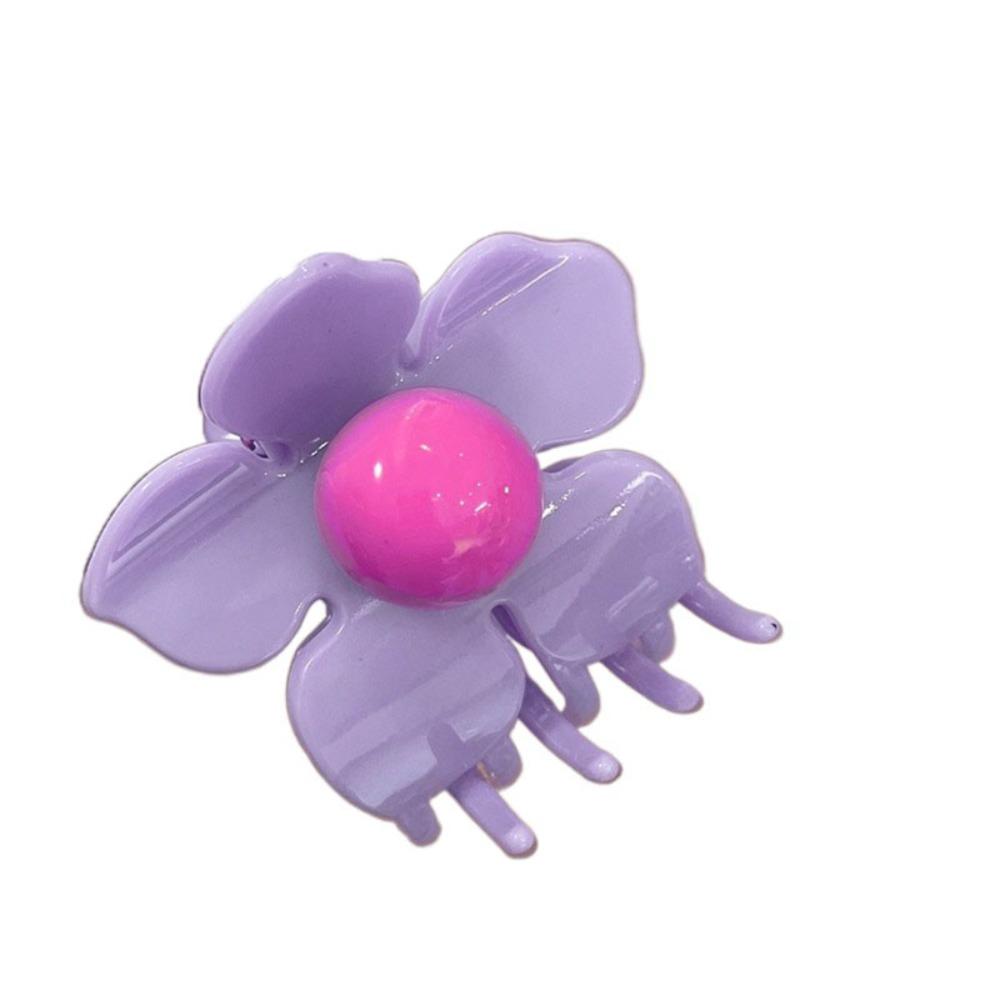 Hairpin Flower Hair Claw Plastic Plastic Shark Clip Creative Hair Crab Clip Vacation