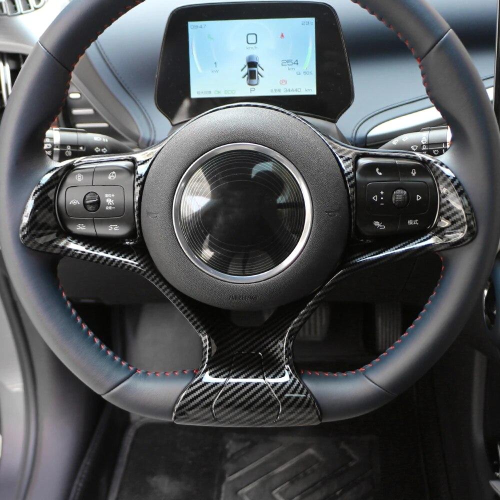 Наклейка на панель рулевого колеса автомобиля, накладка, рамка для BYD Atto3 Atto 3 2022 2023