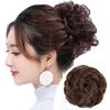 GFun Bun Set of Perfect for and Engagement Chinese Natural Black Wig, 2, Large, Kimono, Weddings, Cosplay, Shichi-Go-San, Coming-of-Age Ceremonies,