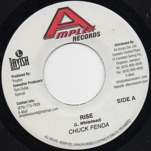 7-дюймовая пластинка CHUCK FENDER - Rise NONE Amplex Records Ямайка Регги, Ска и Даб Б/у