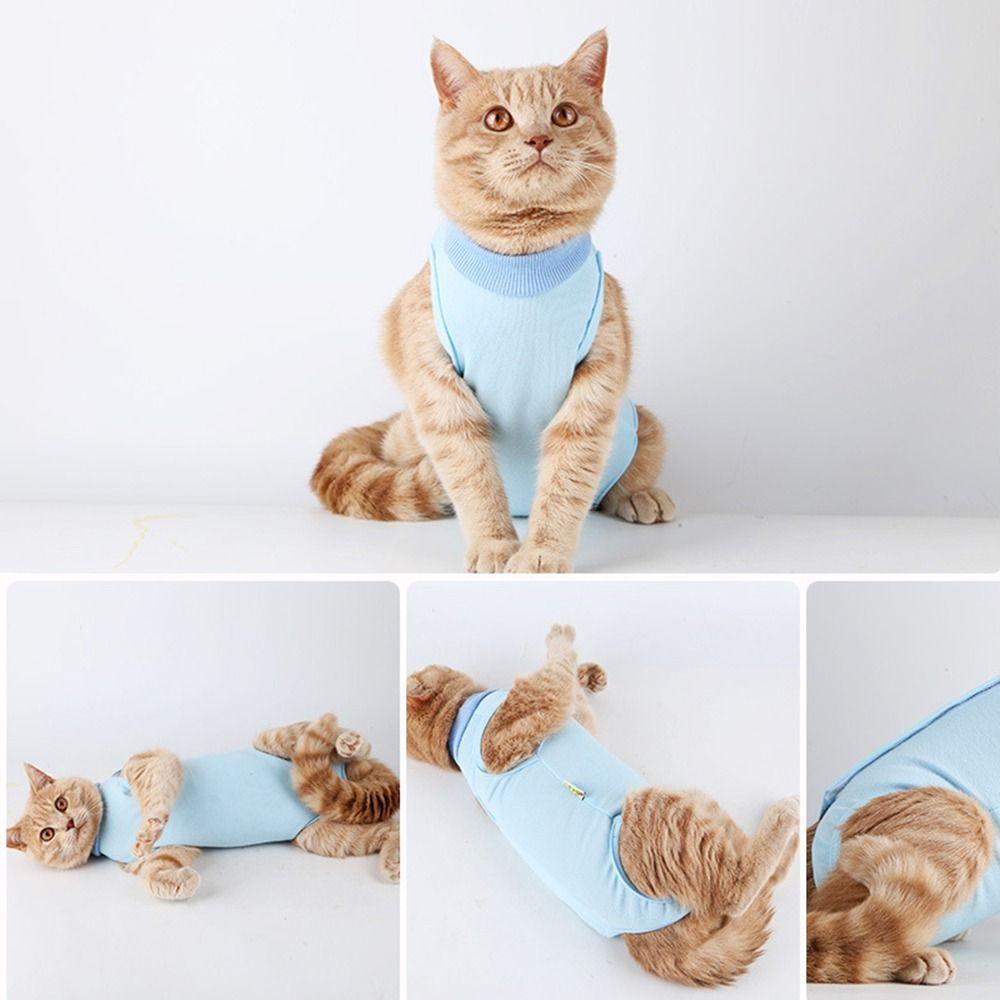 Успокаивающий Отлучение Послеродовая Хирургическая Реабилитация Хирургия Восстановительный Костюм Одежда для Питомца Кошачий Жилет