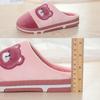 Winter Couple Cartoon Home Slippers Thickened Non-slip Slippers Warm Indoor Cotton Slippers