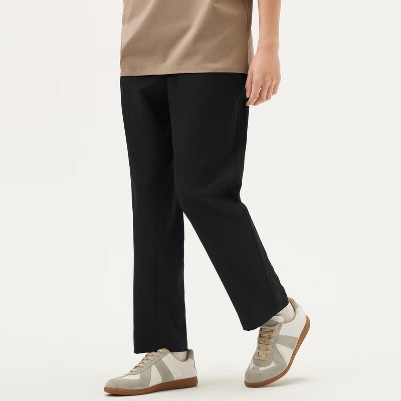 GXG.JEANS Men's Black Tapered Casual Dress Pants