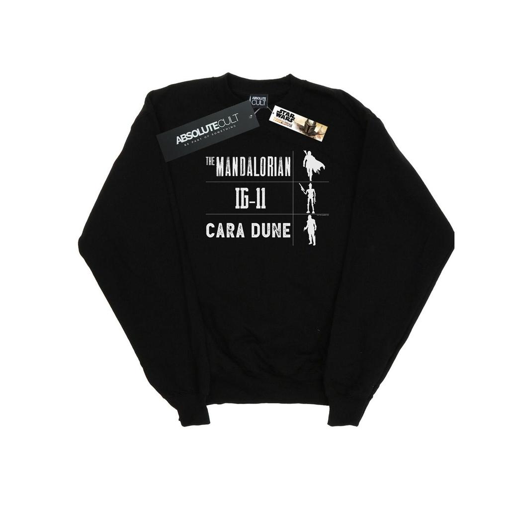 Star Wars Mens The Mandalorian Warrior Silhouettes Sweatshirt