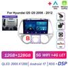 Autoradio Android 17 pour Hyundai I20 i20 2008 - 2012 Lecteur Multimédia Vidéo Stéréo WIFI Écran Tactile Carplay Autoradio 4G GPS