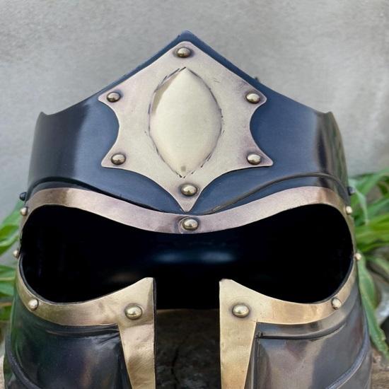 Medieval Steel Viking Helmet LARP Warrior Reenactment