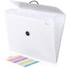SKYDUE Accordion File Organizer, Expanding File Folder with 7 Pockets, Portable Receipt Paper Bill Document Organizer, Letter/A4 Size Filing Folder