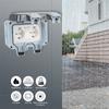 Double EU Socket Power Supply Switch Socket 16A Outdoor Wall Power Socket With USB Charging for Home& Garden IP66 Weatherproof