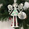 Christmas Tree Alloy Hanging Decoration Girl Love Heart Snowman Reindeer Shape Hanging Ornament Friends