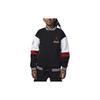 Jordan Baseball Jacket Color Block Logo Embroidery Casual Long Sleeve Kids Jackets Black HF2449-010