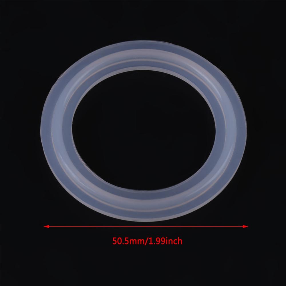 10pcs Durable Silicone Sealing Ring Flexible TC O-Ring Seal Sanitary Pipe System
