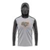 Mens UPF 50 Long Sleeve Fishing Shirt With Hood Face Cover Outdoor Sports Cycling Apparel