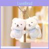 Cute And Cozy Plush Bear Keychain Adorable Stuffed Animal Doll For Gifts And Play