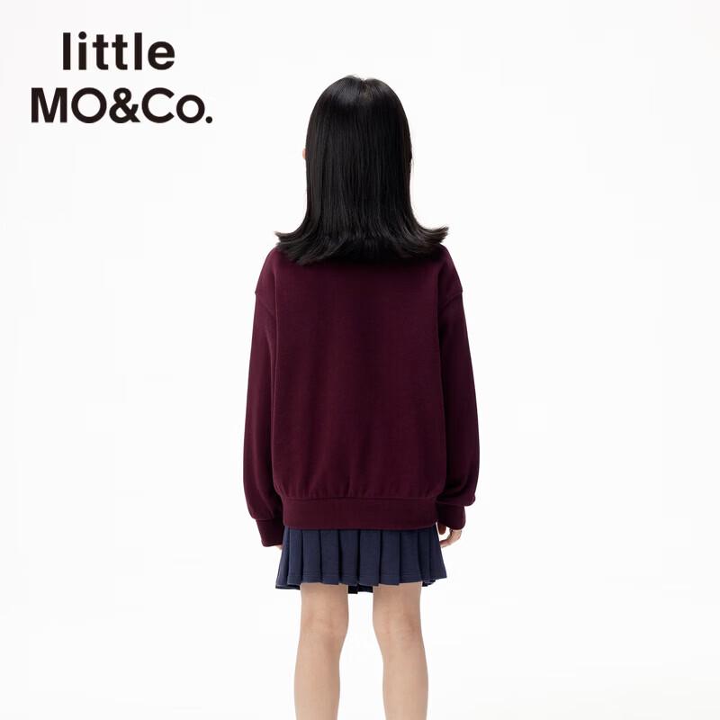 Little MO&Co. Детская толстовка с длинным рукавом и вышивкой собаки, регулирующая температуру
