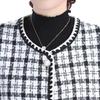 Fashion mother's versatile short Xiaoxiangfeng jacket middle-aged women's clothing autumn and winter clothing new velvet top cardigan