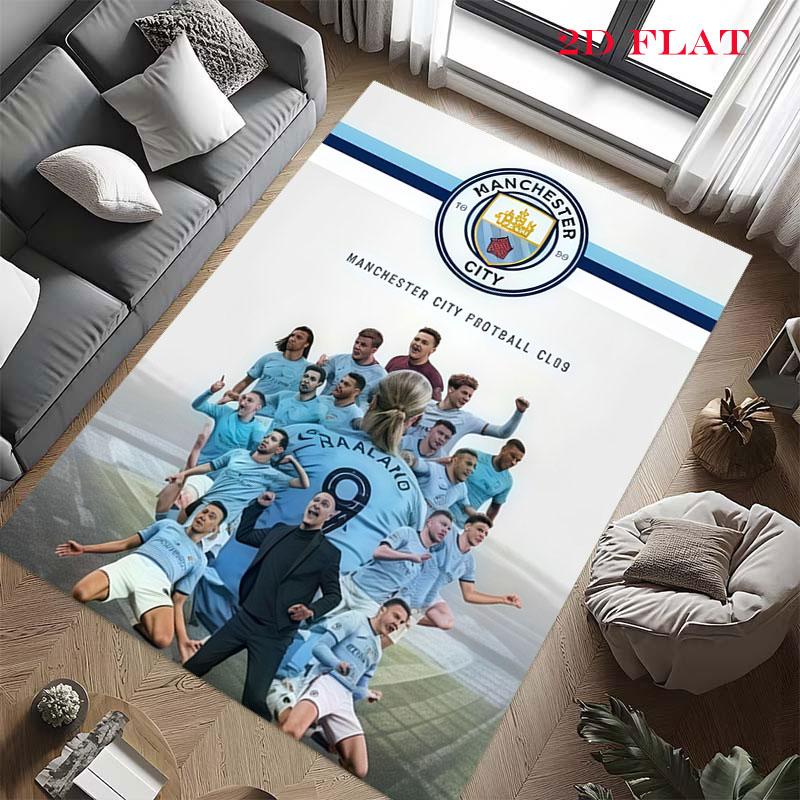 Eternal MCFC Spirit Carpet Rug for Living Room Bedroom Home Sofa Decoration,Kids play Nonslip Floor Mat