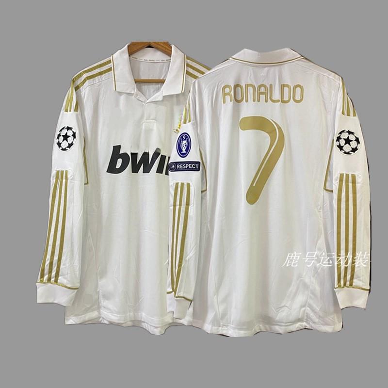 Retro Football Jersey Long Sleeve Soccer Shirt Men Women Sports Training Cycling