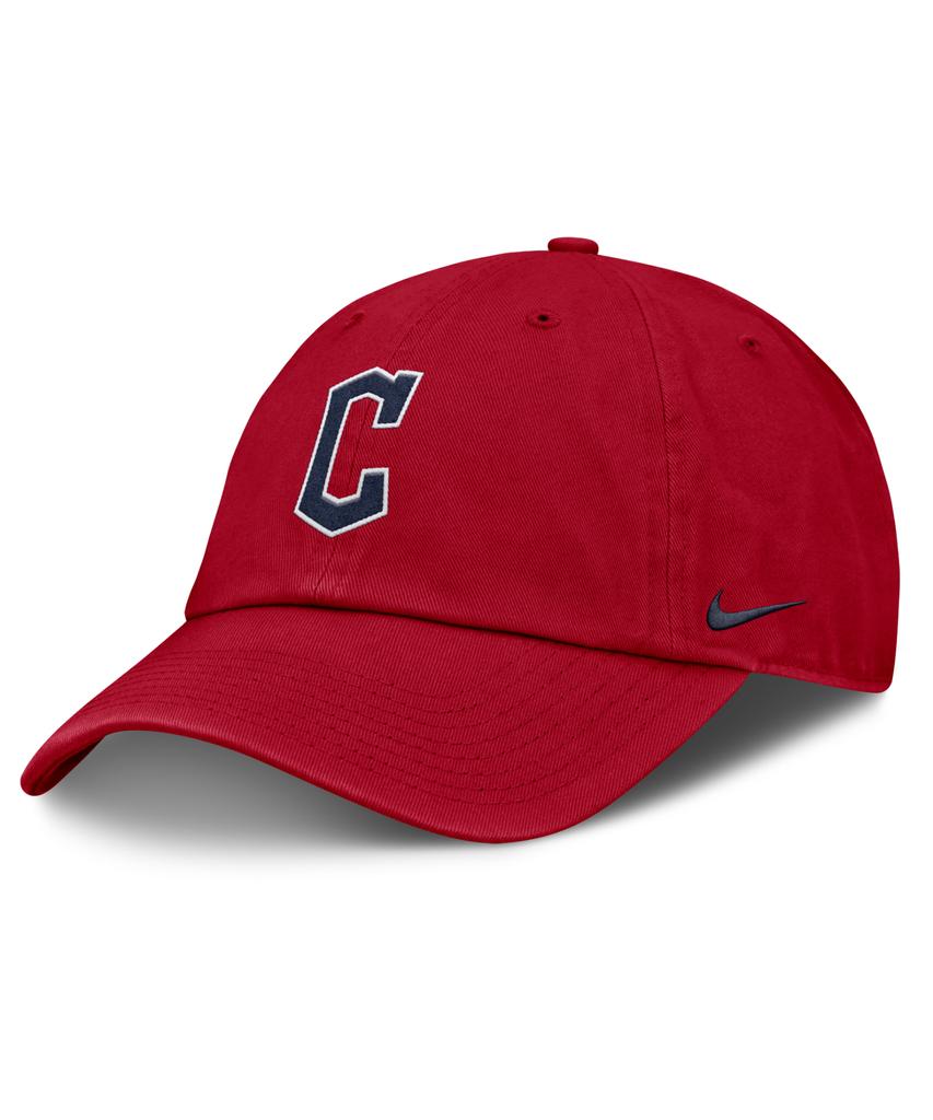 Кепка Panatigseu Cleveland Guardians Nikeclub без структуры из органического хлопка - Gym Red