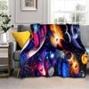 Solar System Soft Plush Sofa Bed Throwing Cartoon Picnic Blankets Modern Flannel Blanket Cover Gedruckt Bettdecke Geschenk