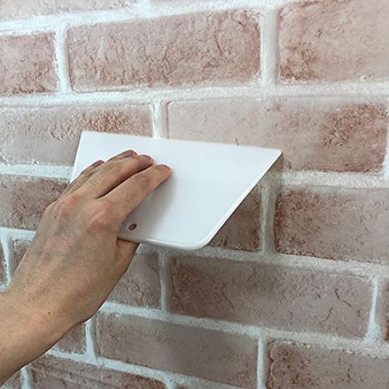 Инструмент для установки настенных и напольных наклеек и резак, набор из 3 предметов: шпатель, валик, обои, для нанесения наклеек, ремейка и напольных покрытий