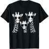 Семья жирафов в солнцезащитных очках - Футболка с жирафом