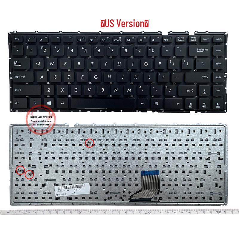 Совместимая клавиатура для моделей ASUS K401L, A401, A401L, K401LB, A400U, U4000