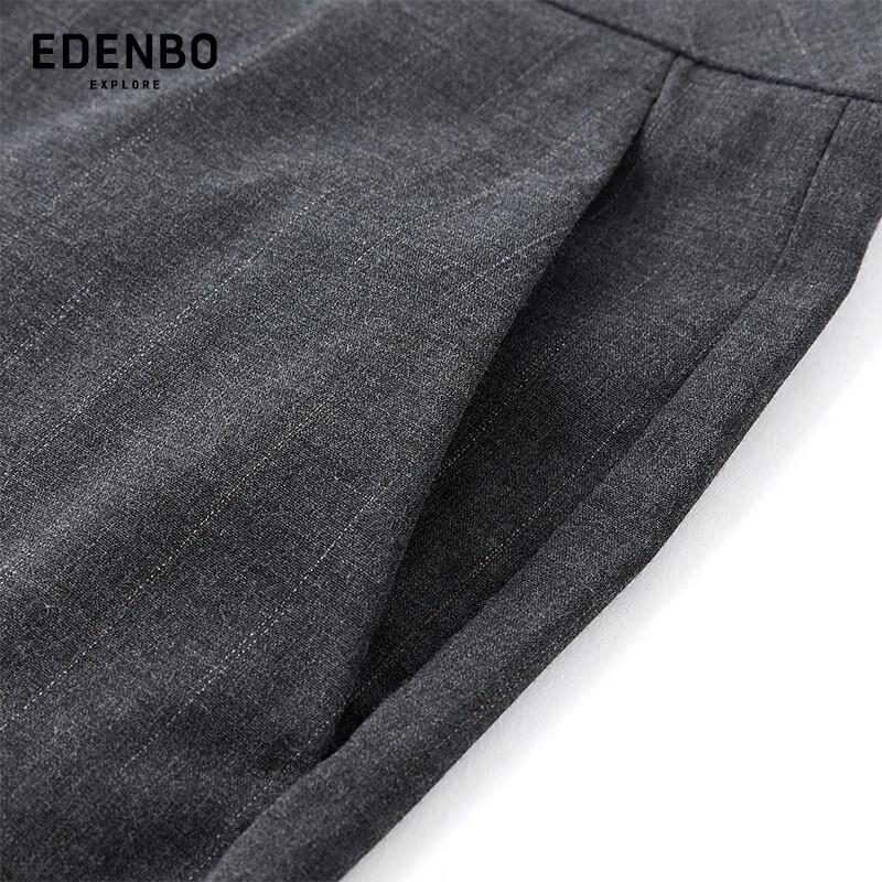 Edenbo Мужские повседневные брюки в полоску прямого кроя