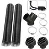 Diesel Parking Heater Set, TZUTOGETHER 75Mm Warm Heater Duct Pipe, Air Outlet, Y-Type Elbow & Clamps