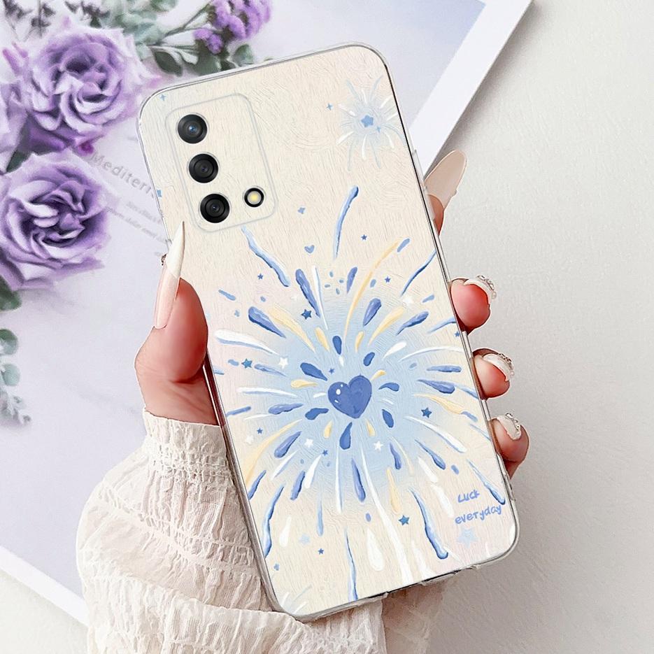 Чехол для Oppo A74 4G Reno 6 Lite CPH2365 Милый Кот Король Лев Расписной Чехол Мягкий Тонкий Чехол для Телефона Для Oppo A95 A 74 Reno6 Lite Сумки