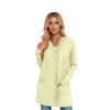 Women's Long Sleeve Cardigan Casual Jacket With Pockets Top